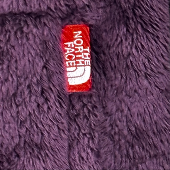 The North Face Purple Heavy Fleece 1/4 Zip Ski Pullover Hiking Jacket Womens L - Picture 4 of 5